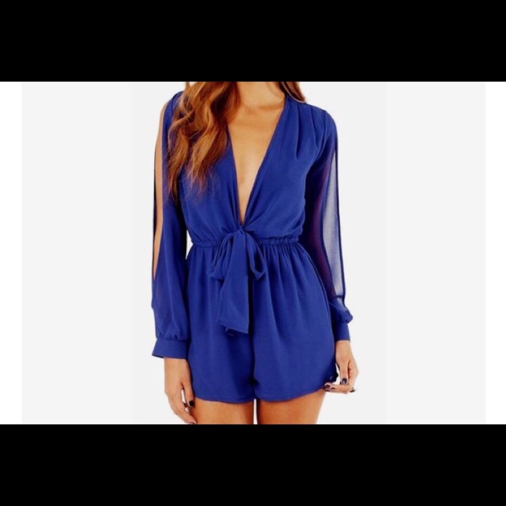 Royal Blue Romper